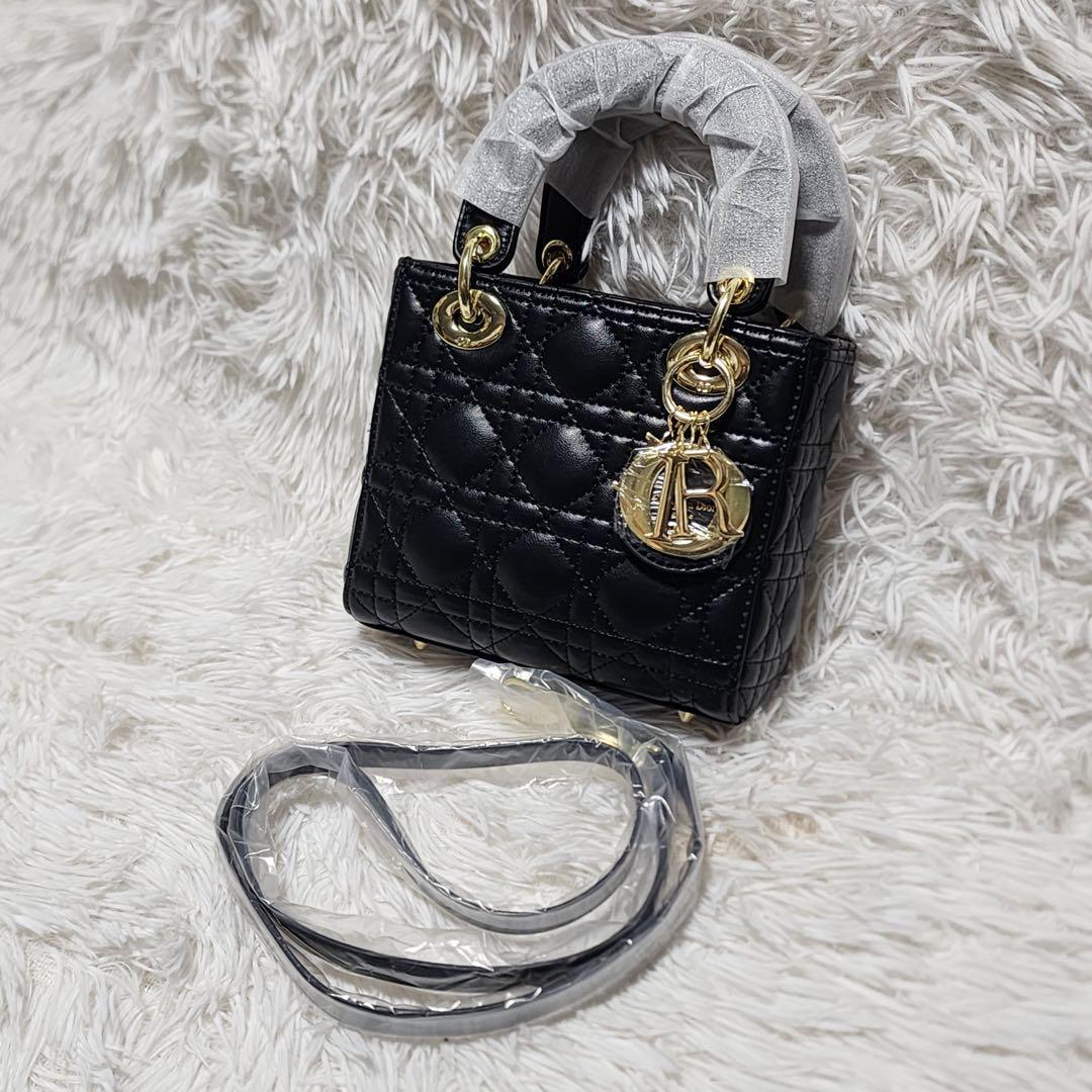 Christian Dior　ハンドバッグ　ショルダーバッグ　黒　ノベルティ