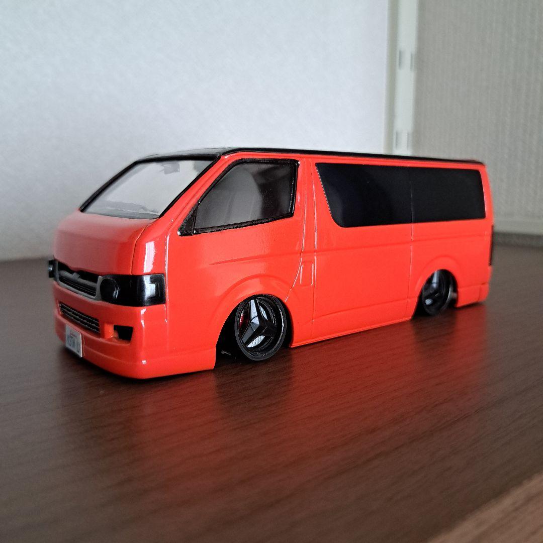 アオシマハイエースプラモデル１/24フルカスタム