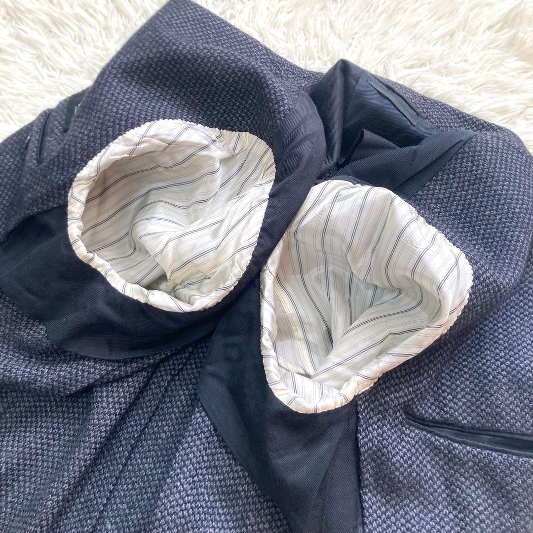 dunhill テーラードジャケット　ツイード　ウール　アルパカ　スペイン製