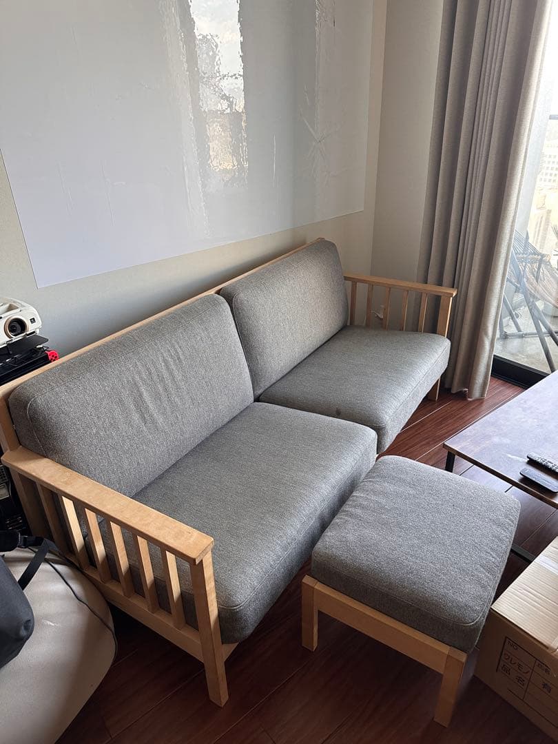 (かぼちゃさん専用)定価20万円前後のグレーソファのみ