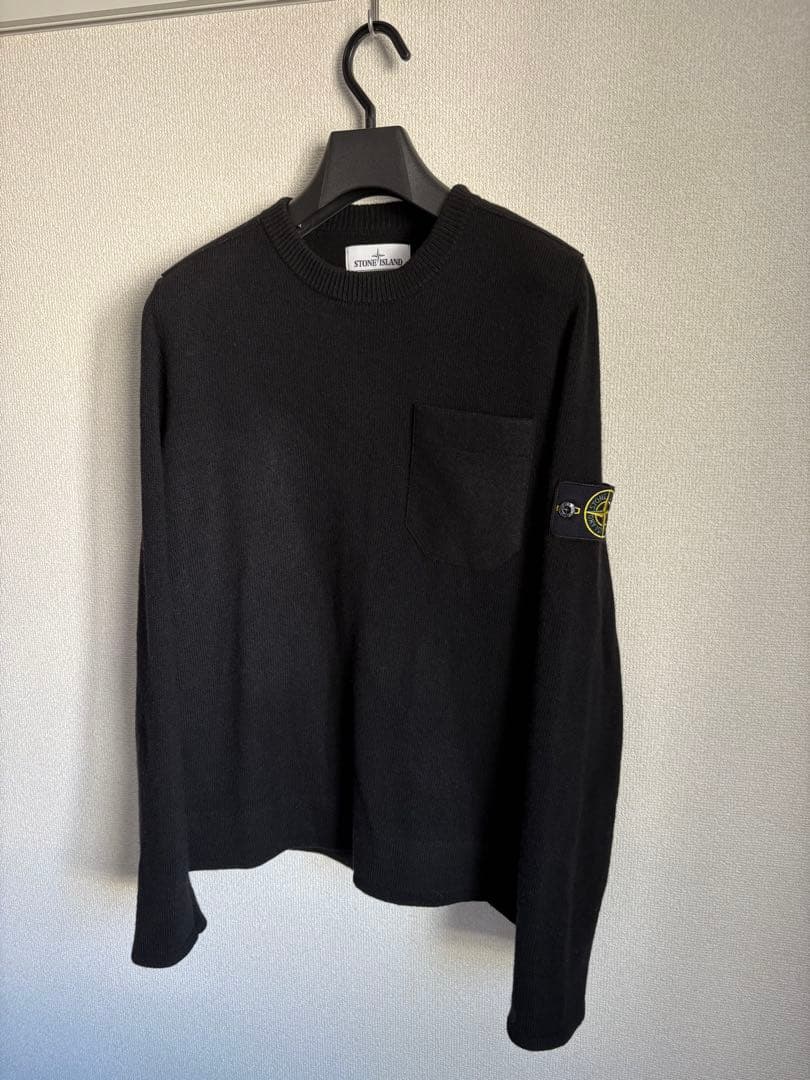 Stone  ブラックニット（ウール）