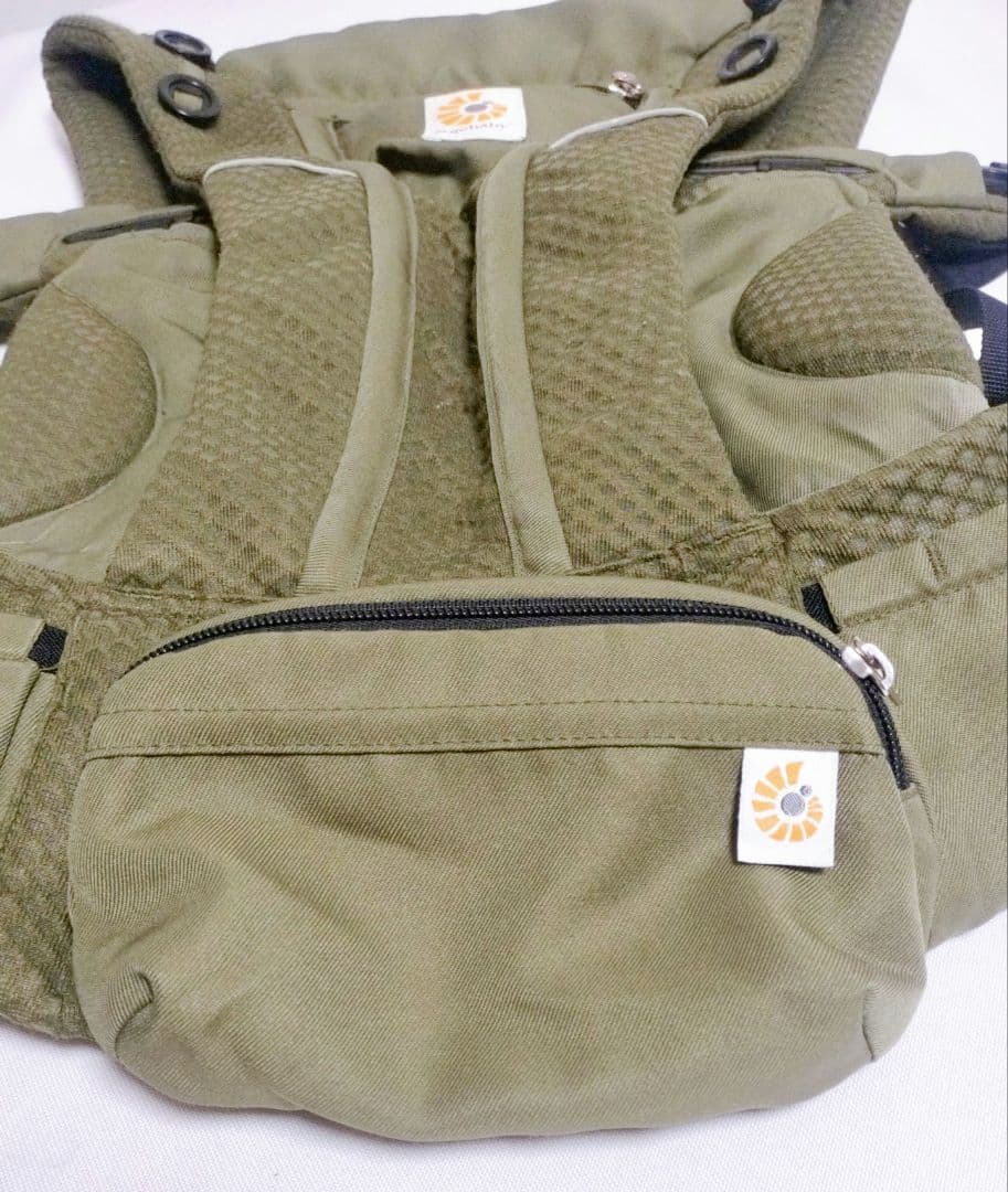 【美品✨】 elgobaby OMNI breeze オリーブグリーン カーキ