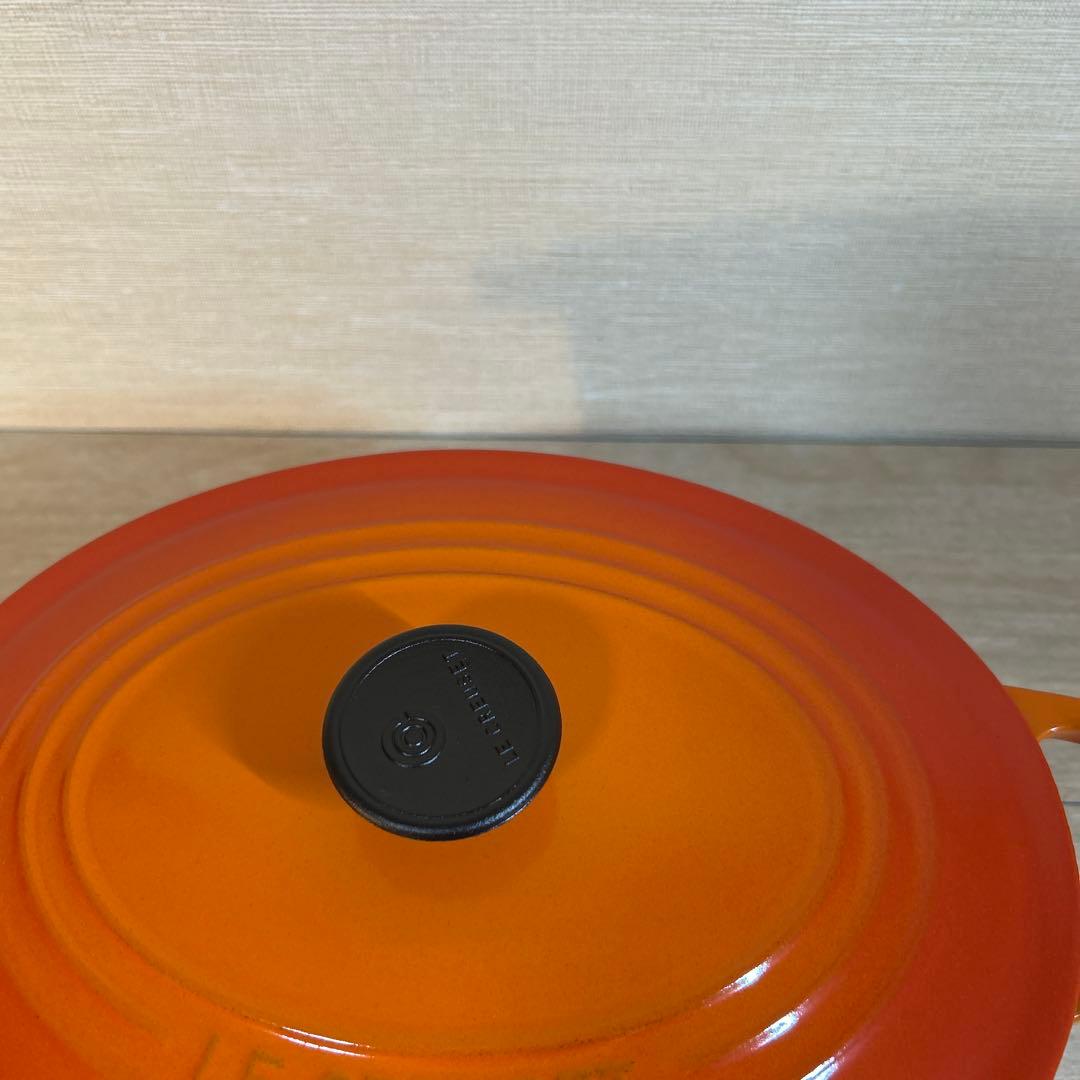 ルクルーゼ　ココットオーバル　25cm オレンジ　両手鍋　鍋