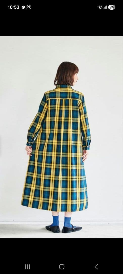 みーきさま専用♡【未使用】ponさんSunnycloudsタータンチェックワンピ