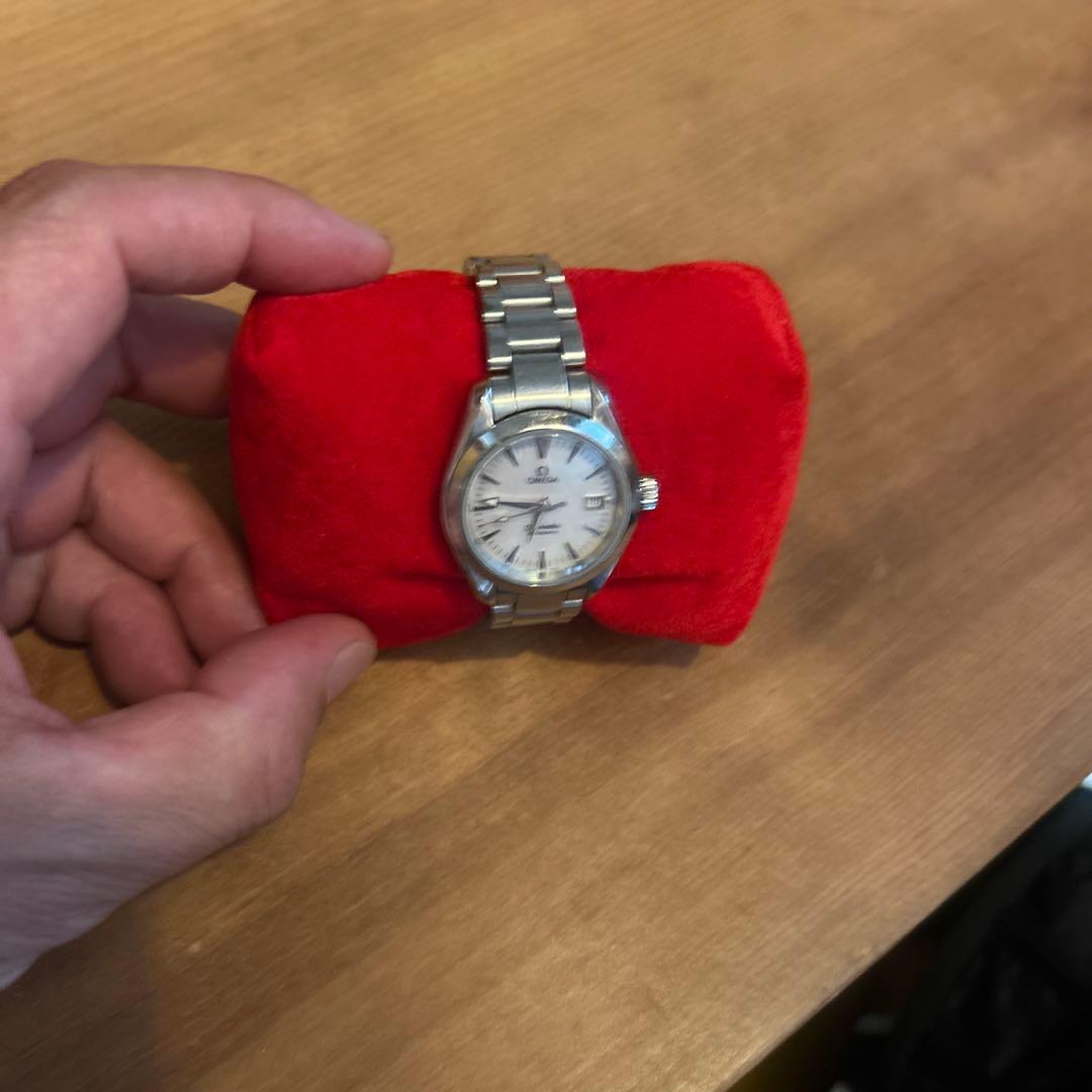 オメガ アナログ時計 シルバー