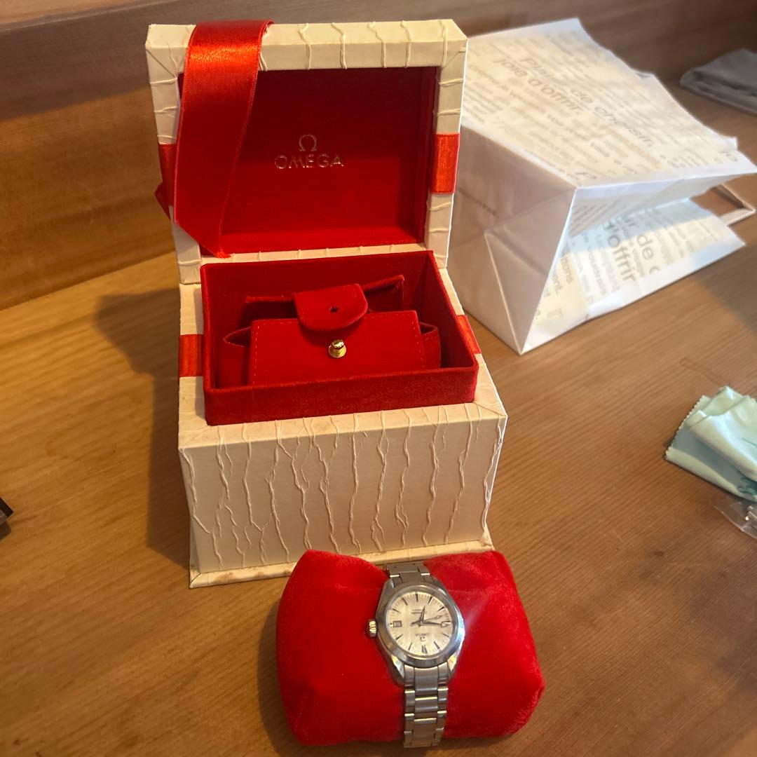 オメガ アナログ時計 シルバー