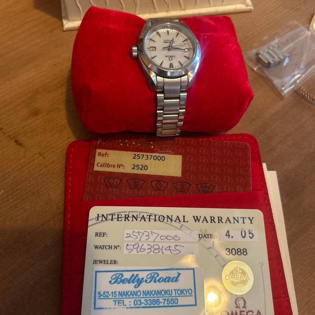 オメガ アナログ時計 シルバー