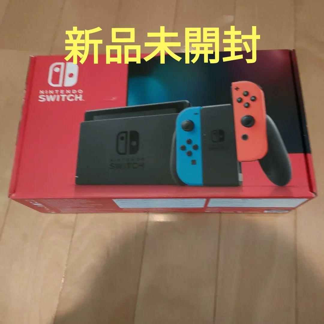 [新品外箱キズ有り]Nintendo Switchネオンブルー