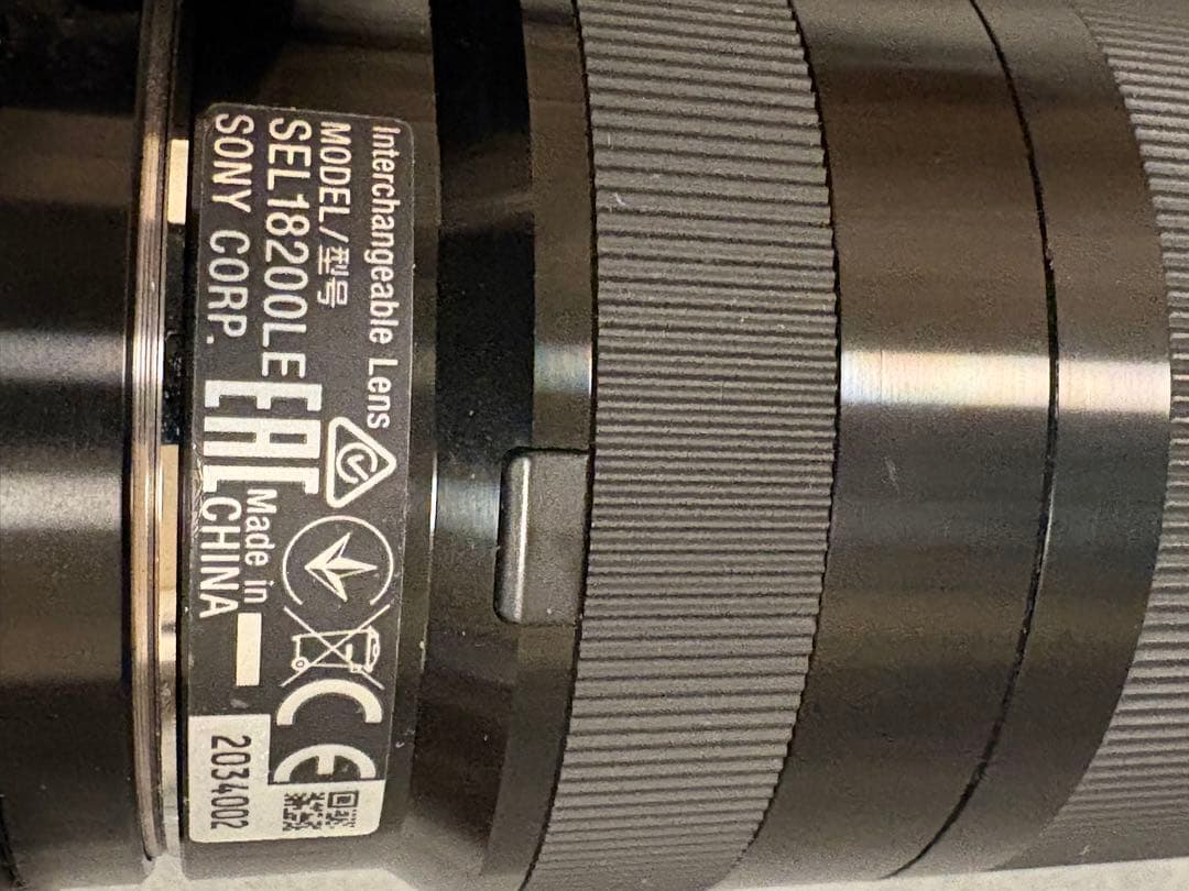 SONY α6000 説明書付 SEL18200LE付き