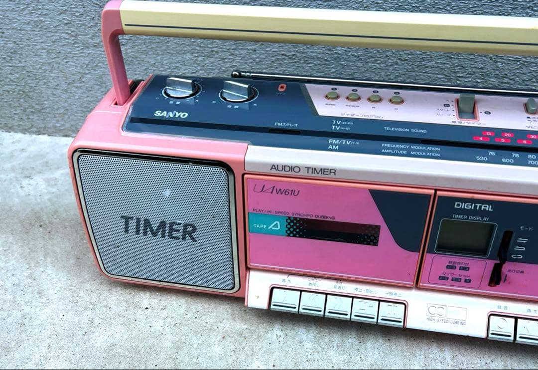 SANYO U4 W61U ラジカセ