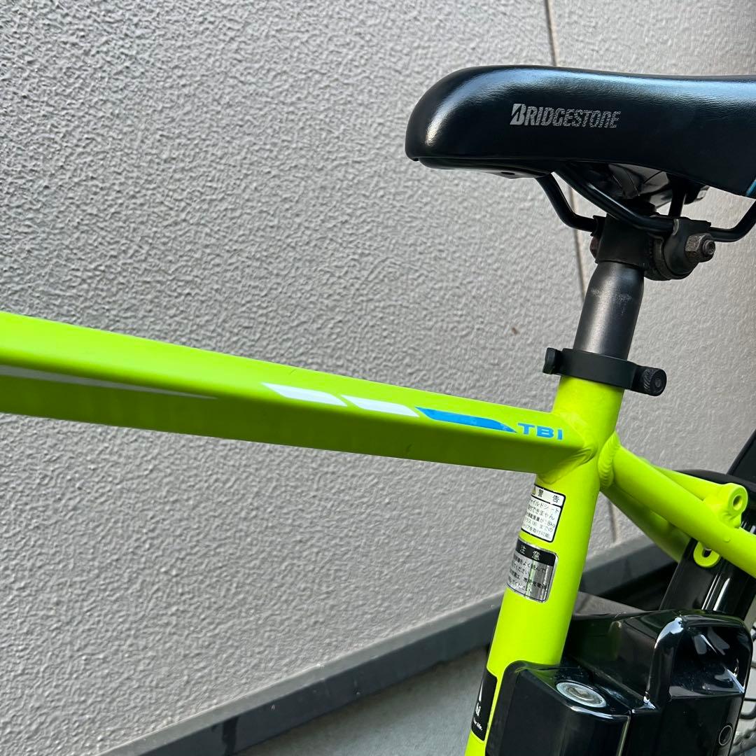 九州 BRIDGESTONE TB1e 電動アシスト自転車 T.Xネオンライム