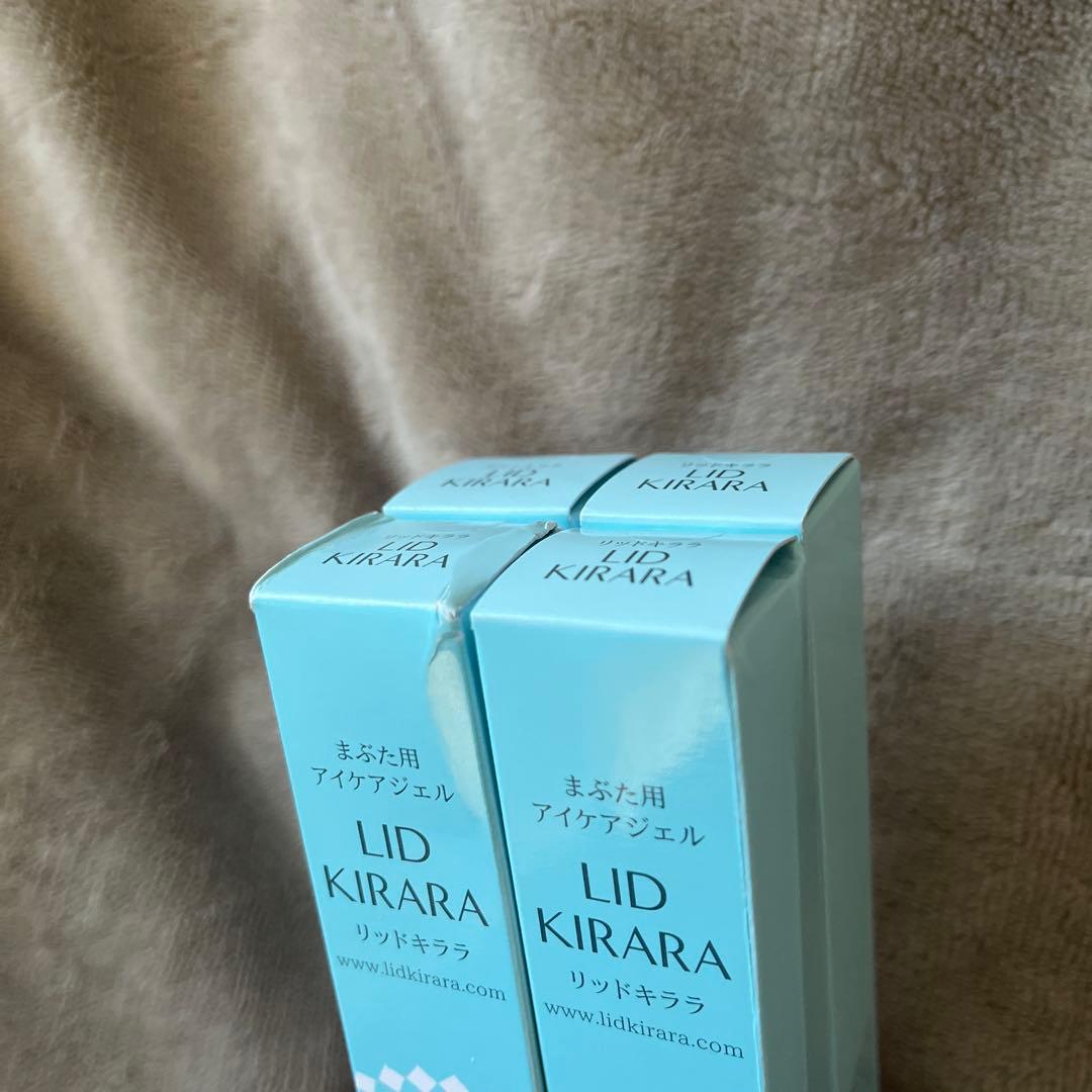 まぶた用アイケアジェル　リッドキララ　４本セット　箱にダメージあり