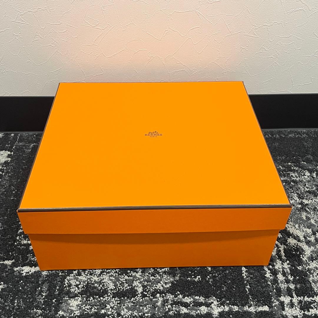 ㊸美品　HERMES　エルメス　オレンジ　空箱　ケリー32・バーキン30用