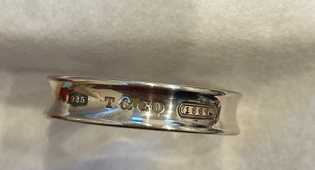 ティファニー　Tiffany 付属品有　925シルバー バングル 1837