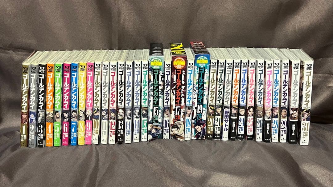 【値下げ】ゴールデンカムイ全巻セット(15、17、19、23DVD同梱版)