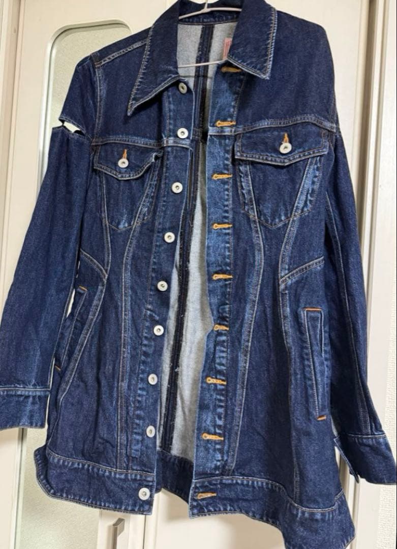 ジャケット・アウター FETICO DENIM SLIT JACKET