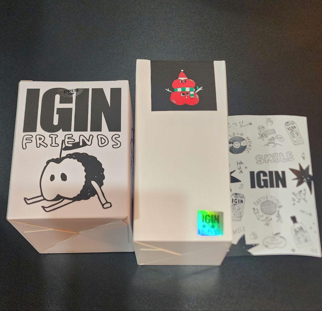 BTS ジン IGIN APPLE GIN アプリーキーリング グラス ホリデー
