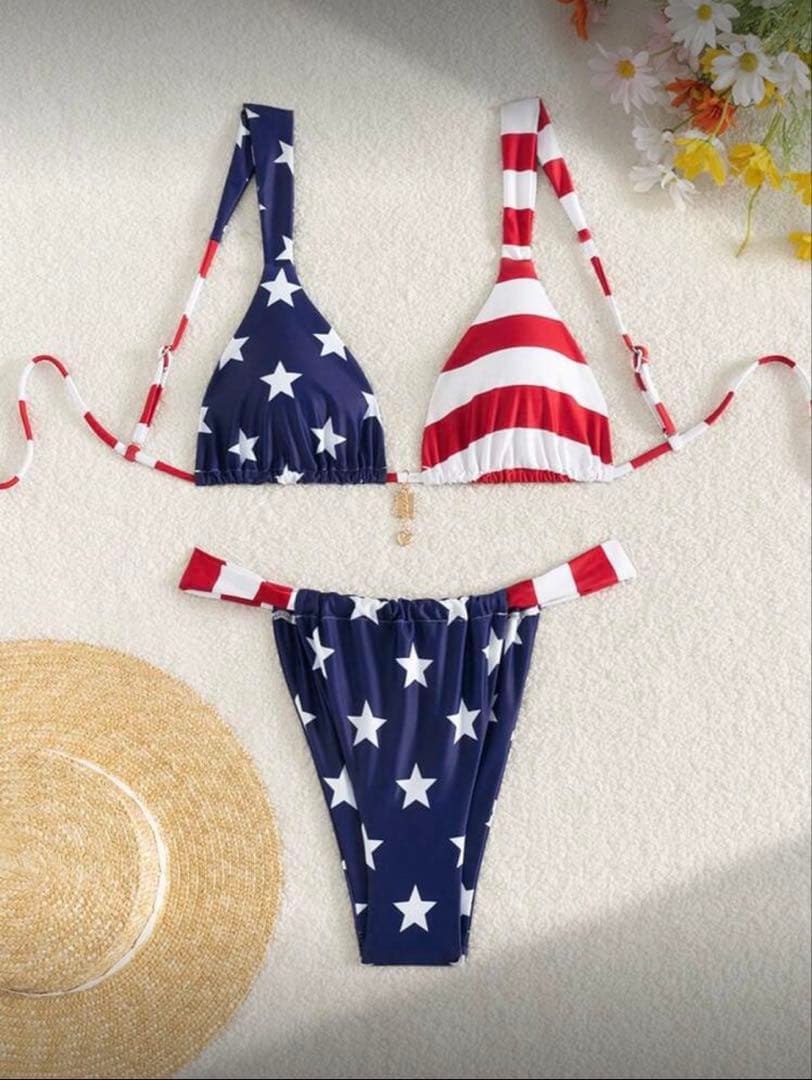 アメリカ国旗デザイン ビキニ まとめセット