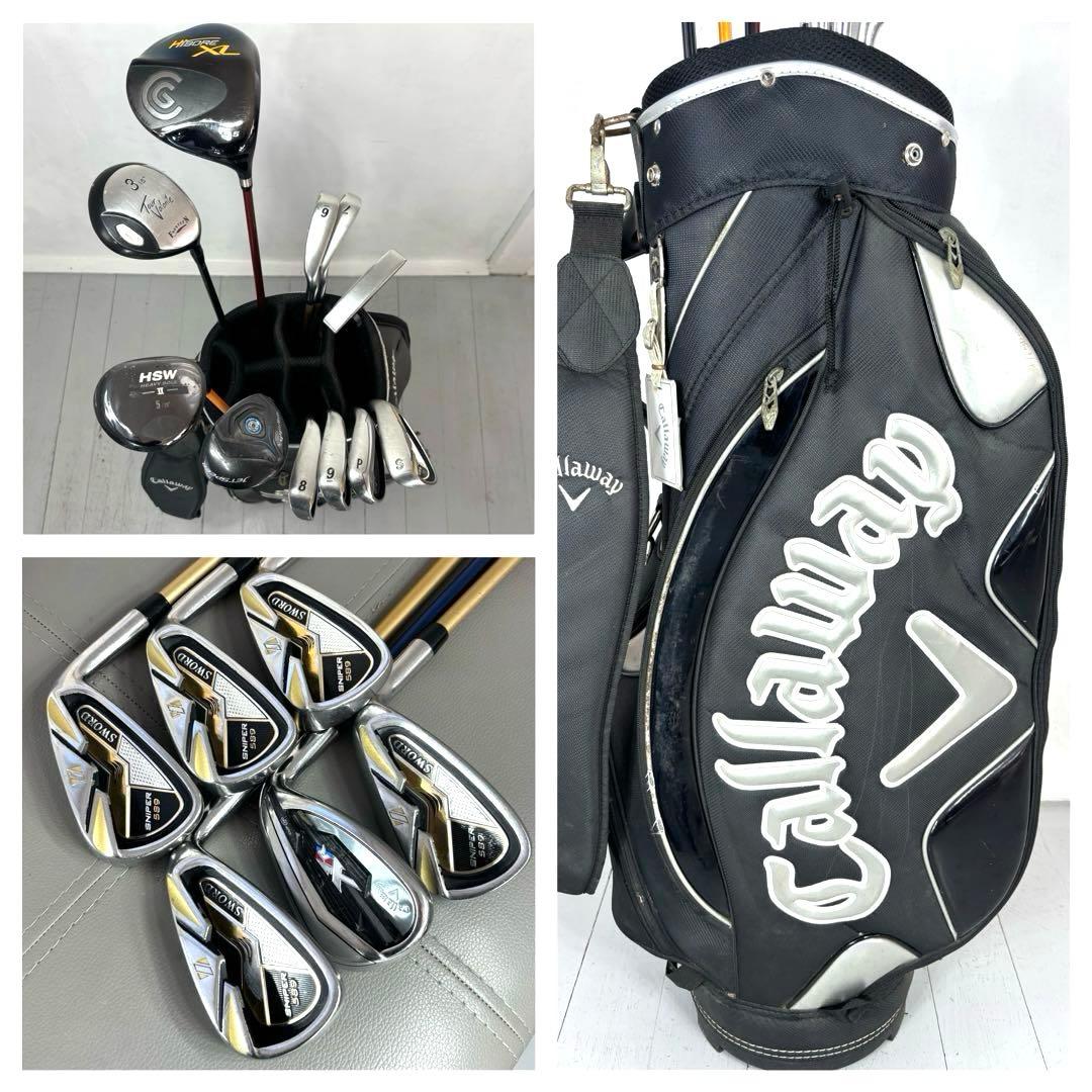 本格派 メンズゴルフクラブ 11本 フルセット ゴルフセット 豪華 お試しセット