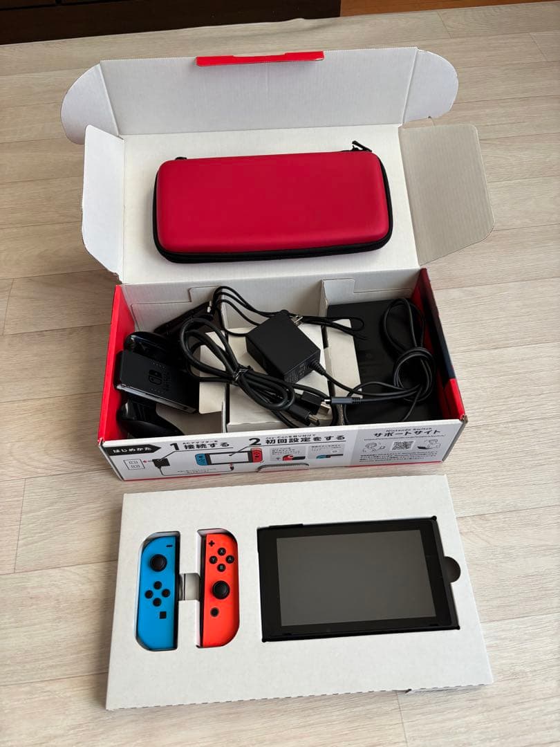 Nintendo Switch ネオンブルー/ネオンレッド 本体 携帯用ケース付