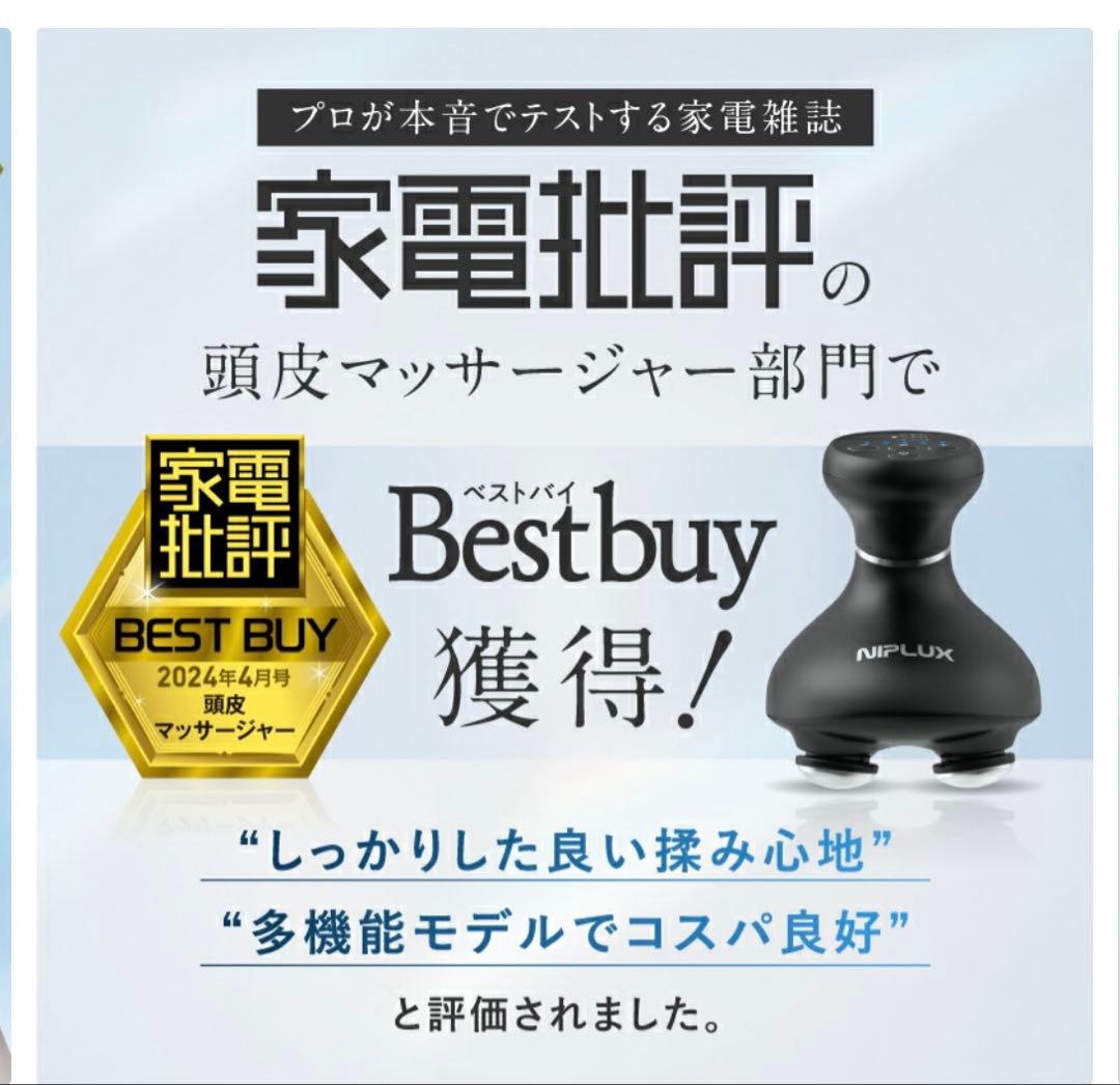 NIPLUX EMS ヘッドスパ 美顔器