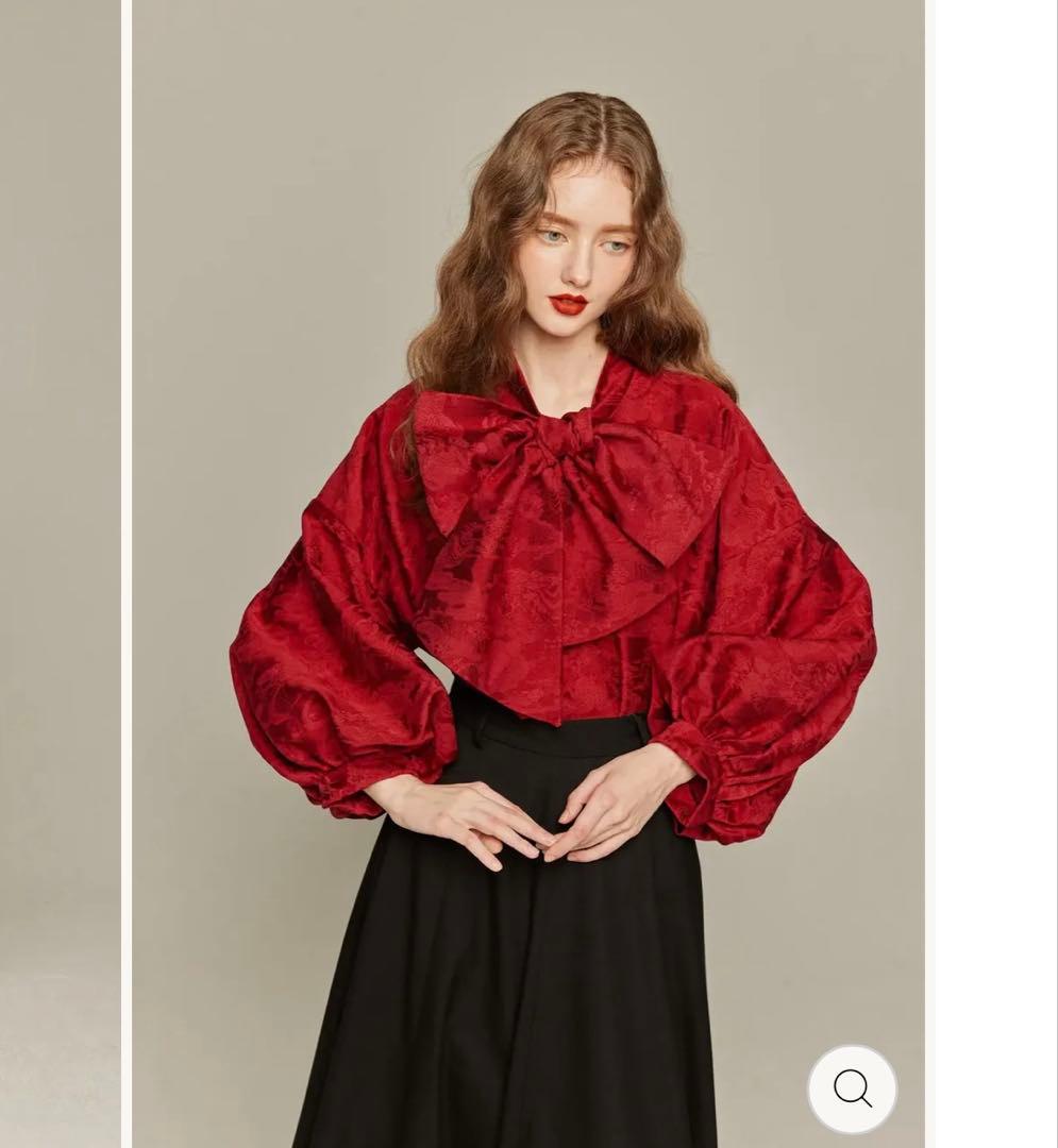 TWENTIES 《スーベニアショップに寄ろう》バルーンスリーブリボントップス