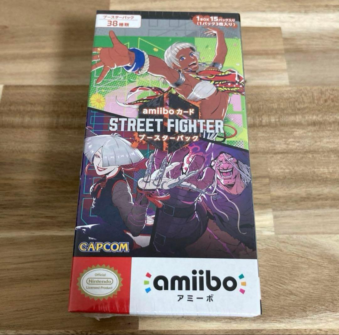 ストリートファイター6 amiiboカード ブースターパック BOX アミーボ