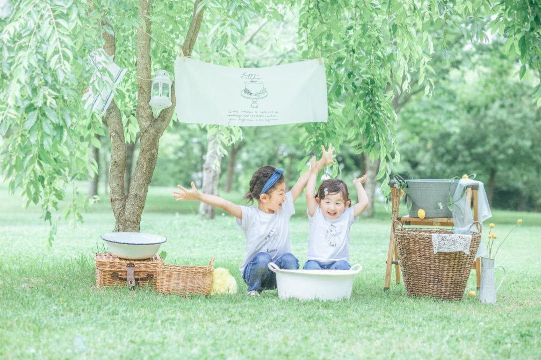 ちぃさま専用親子コーデ　親子お揃い　名前入り　名入れ tシャツ　内祝い　誕生日