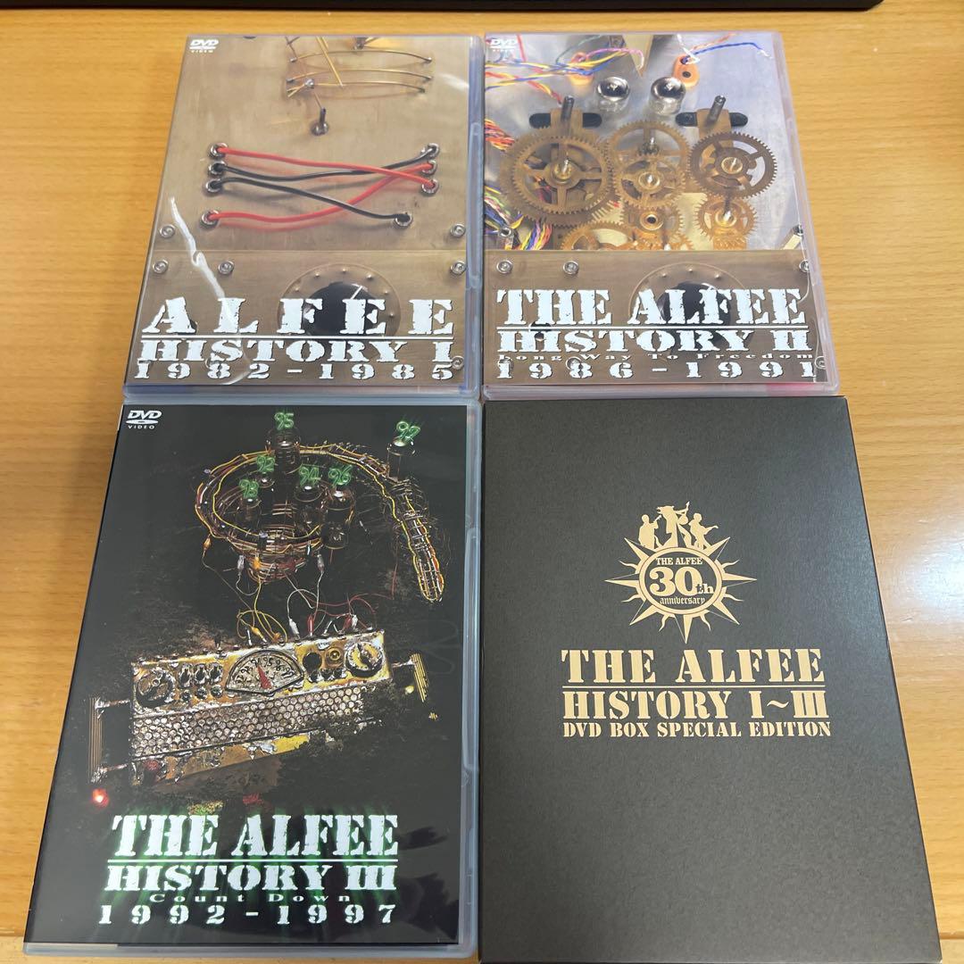 THE ALFEE/HISTORY Ⅰ～Ⅲ DVD-BOX SPECIAL E…