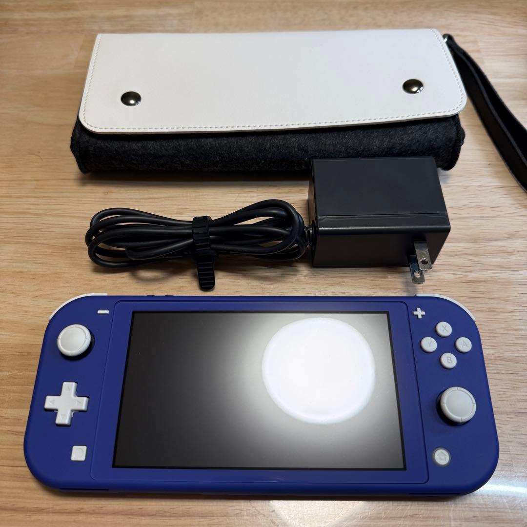 G*a様 Nintendo Switch Lite ブルー 本体 充電器付き