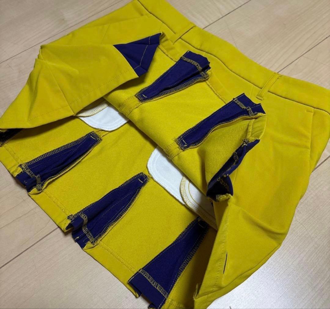 美品　デサント　ゴルフ　トップス　スカート　セットアップ　裏起毛　秋冬　L