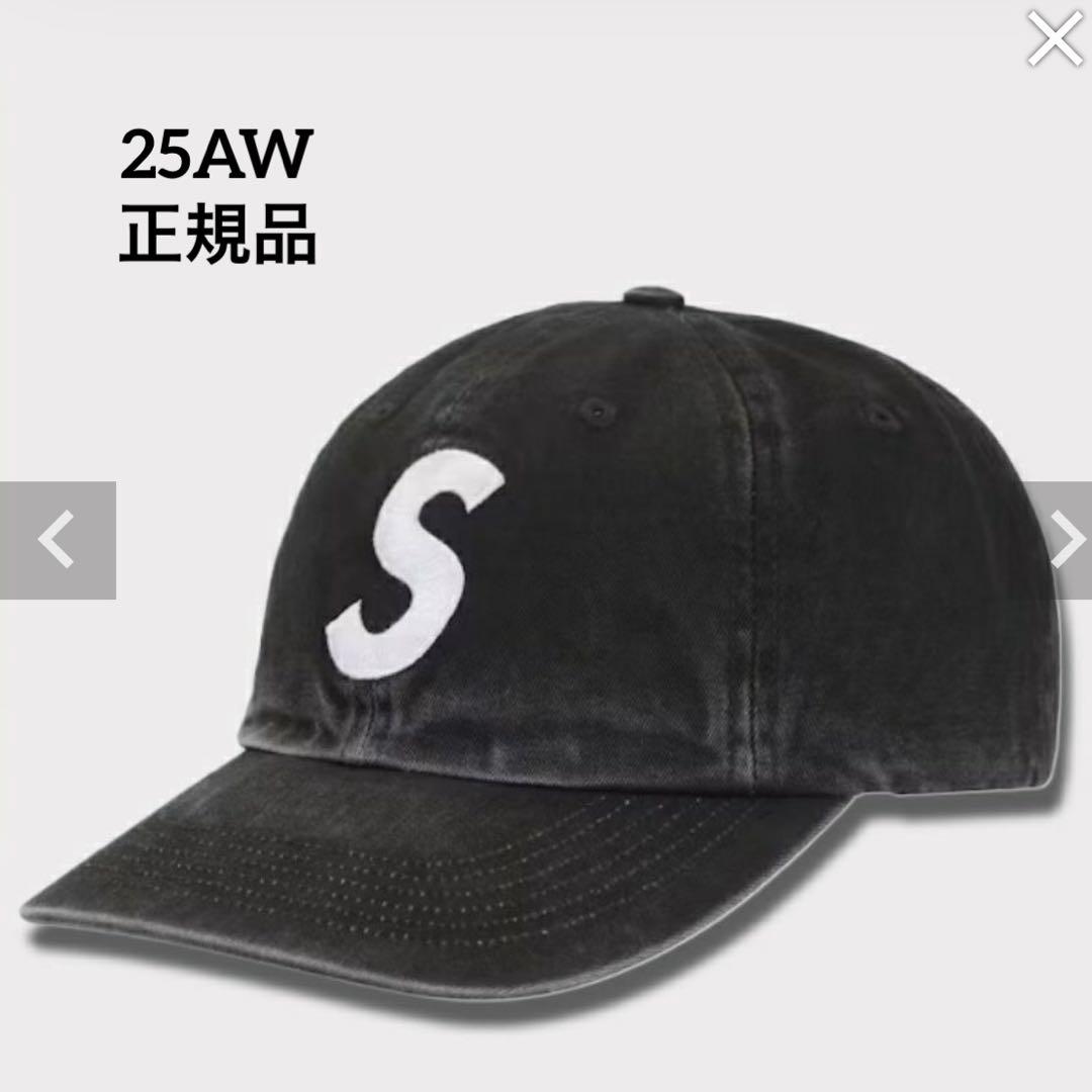 Supreme 2025AW S Logo 6パネルキャップ シュプリーム