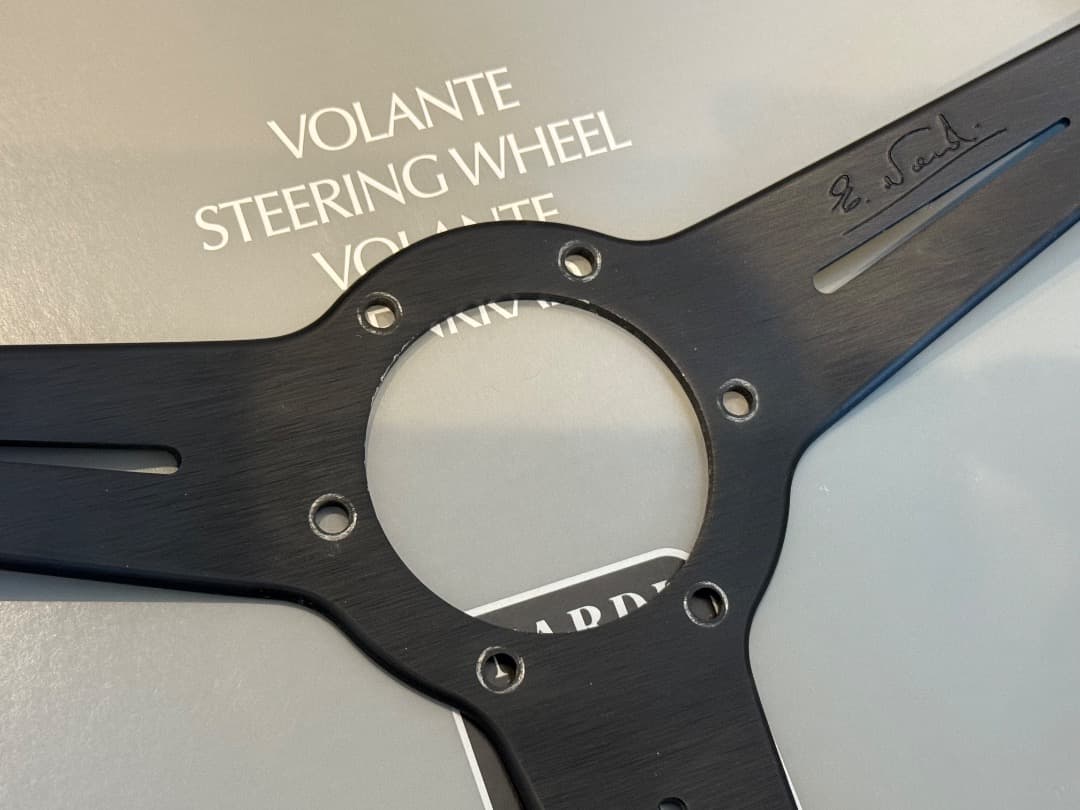 NARDI クラシック　WOOD　正規品 ウッド/ブラックスポーク N122