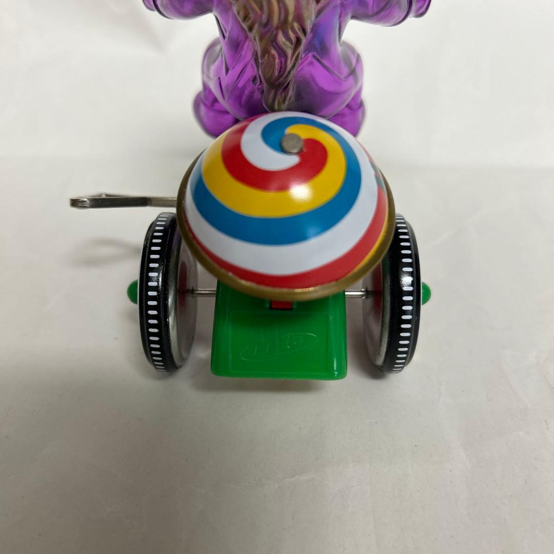 ブルマァク　M1号 ケムール人 紫　ウルトラQ ウルトラマン ソフビ　ゼンマイ