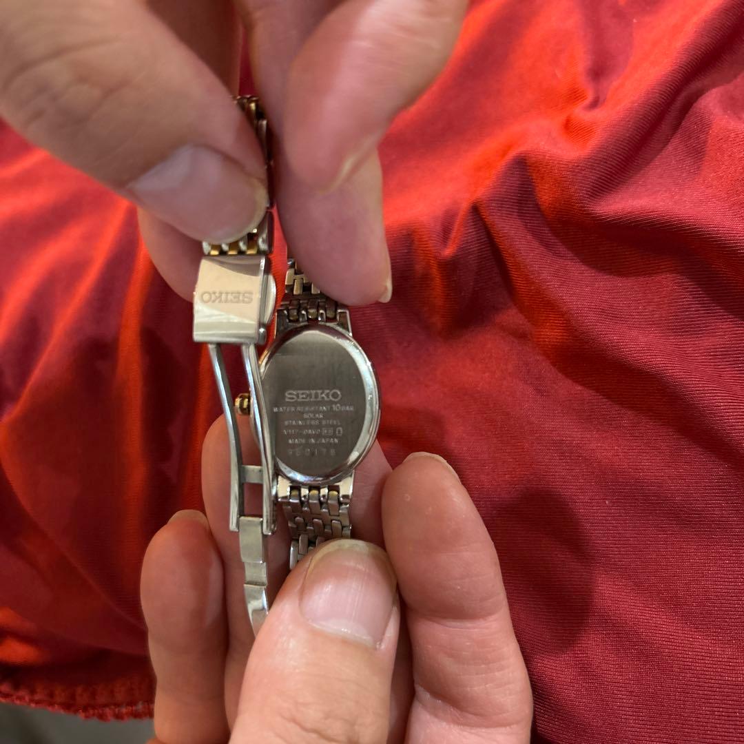 SEIKO EXCELINE ソーラー チタン SWCQ051