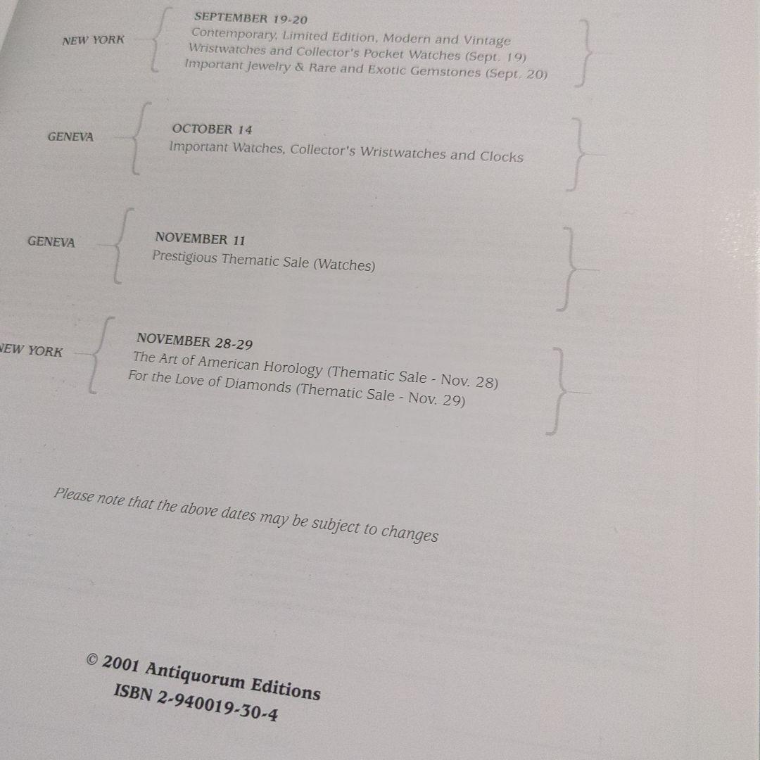 サンドバーグウォッチコレクション ハードカバー - 2001年 英語