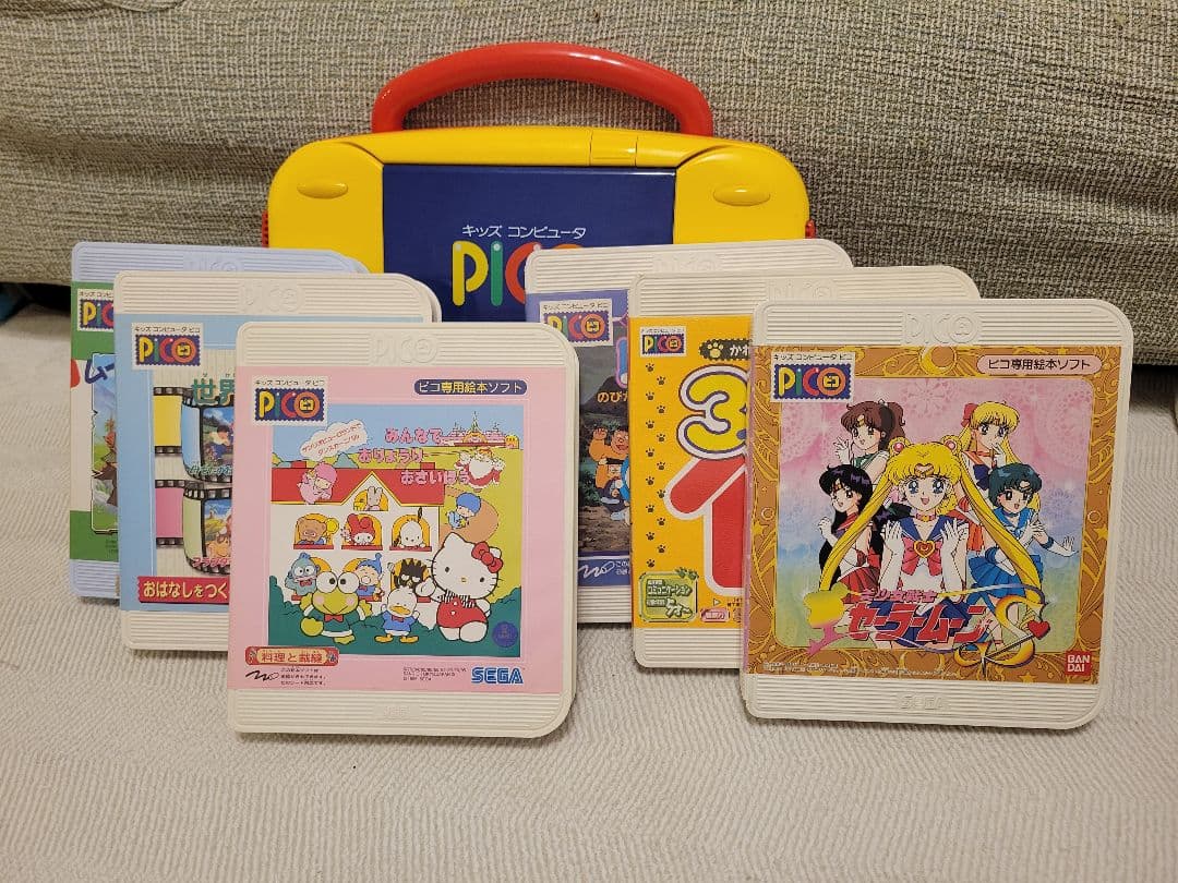 【動作確認済】PICO ピコ本体 ソフト6本セット　レトロゲーム