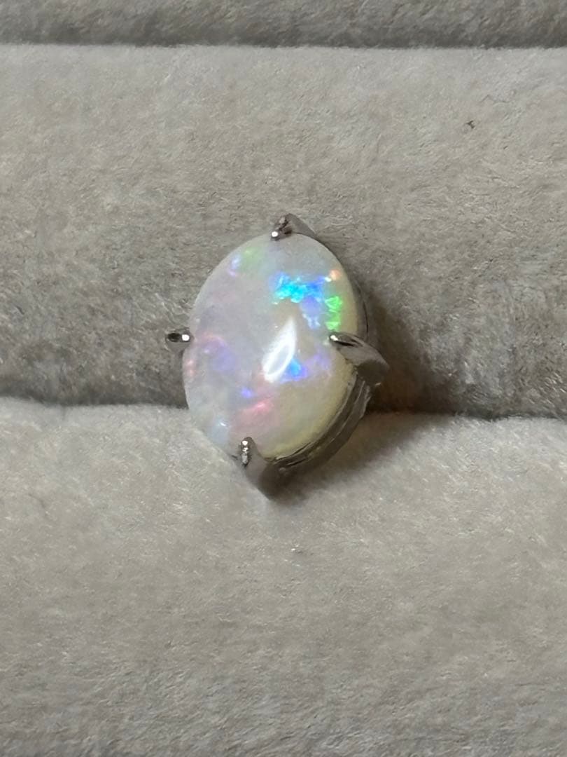 オパール オーバルカットネクタイピン ビンテージ