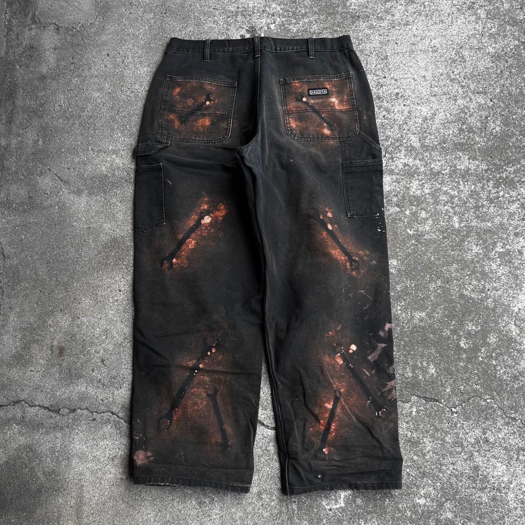 90’s Archive ダブルニー デザインブリーチ Y2K アーカイブ