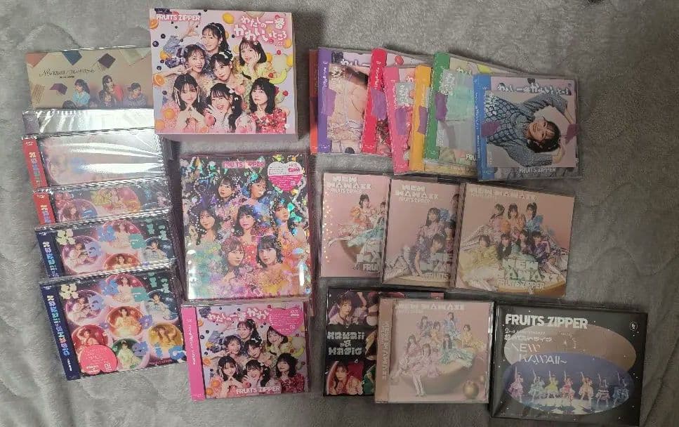 【豪華セット】FRUITS ZIPPER CDまとめ売り 収納BOX付