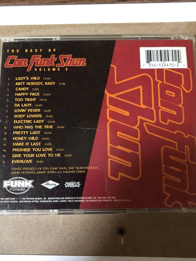 レアCon funk shun コンファンクシャン　3枚