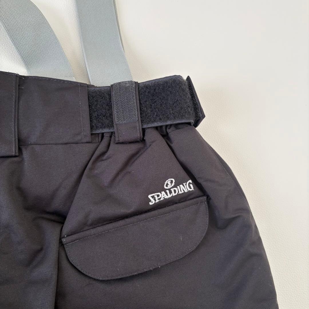 ROXY/SPALDING スキースノボウエア 上下 L 花柄/ブラウン 洗える