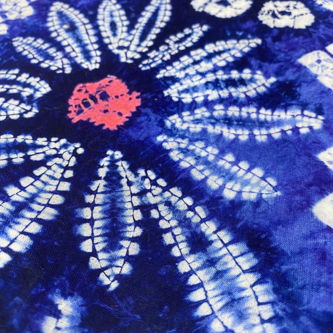 鳴海有松絞り トールサイズ身丈172cm 浴衣 未使用 綿100%