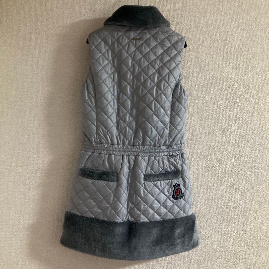 and per se キルティングロングベスト　ワンピース　M