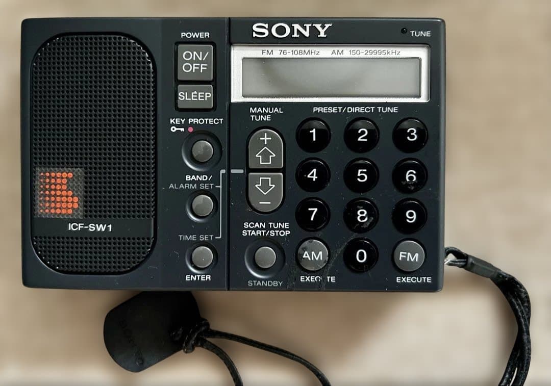 SONY ICF-SW1S FMラジオ/LW/MW/SW