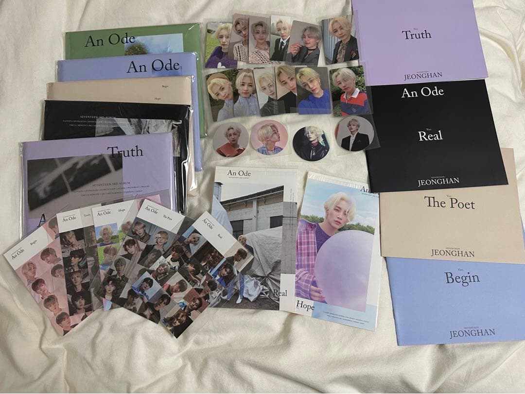 SEVENTEEN an ode ジョンハン トレカ　セット　ジョンハンセット