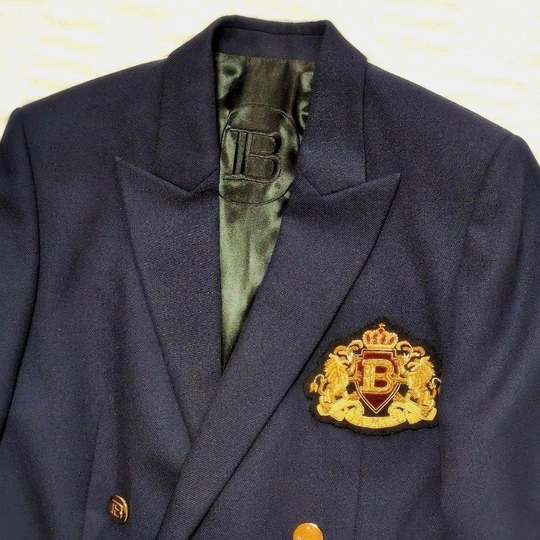 良品✨BALMAIN バルマン ダブルブレストジャケット 金ボタン 表記48