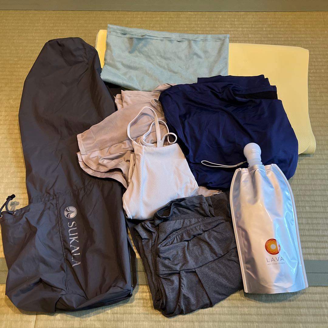はだすいヨガグッズ　まとめ売り　ヨガマット　ラグ　ヨガウェア　LAVA