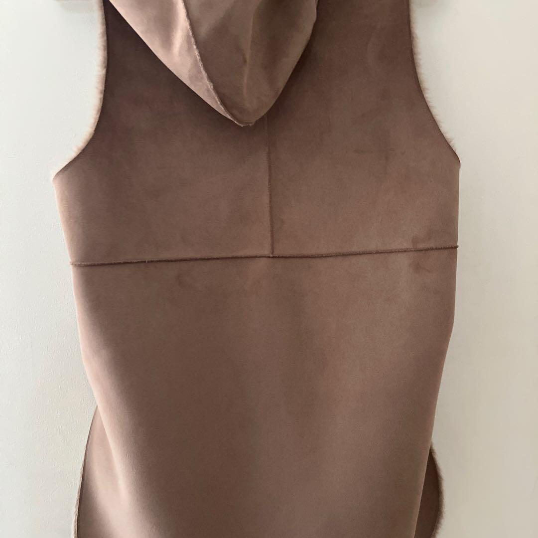 RIVE DROITE(リヴドロワ) エコファーフードジレ