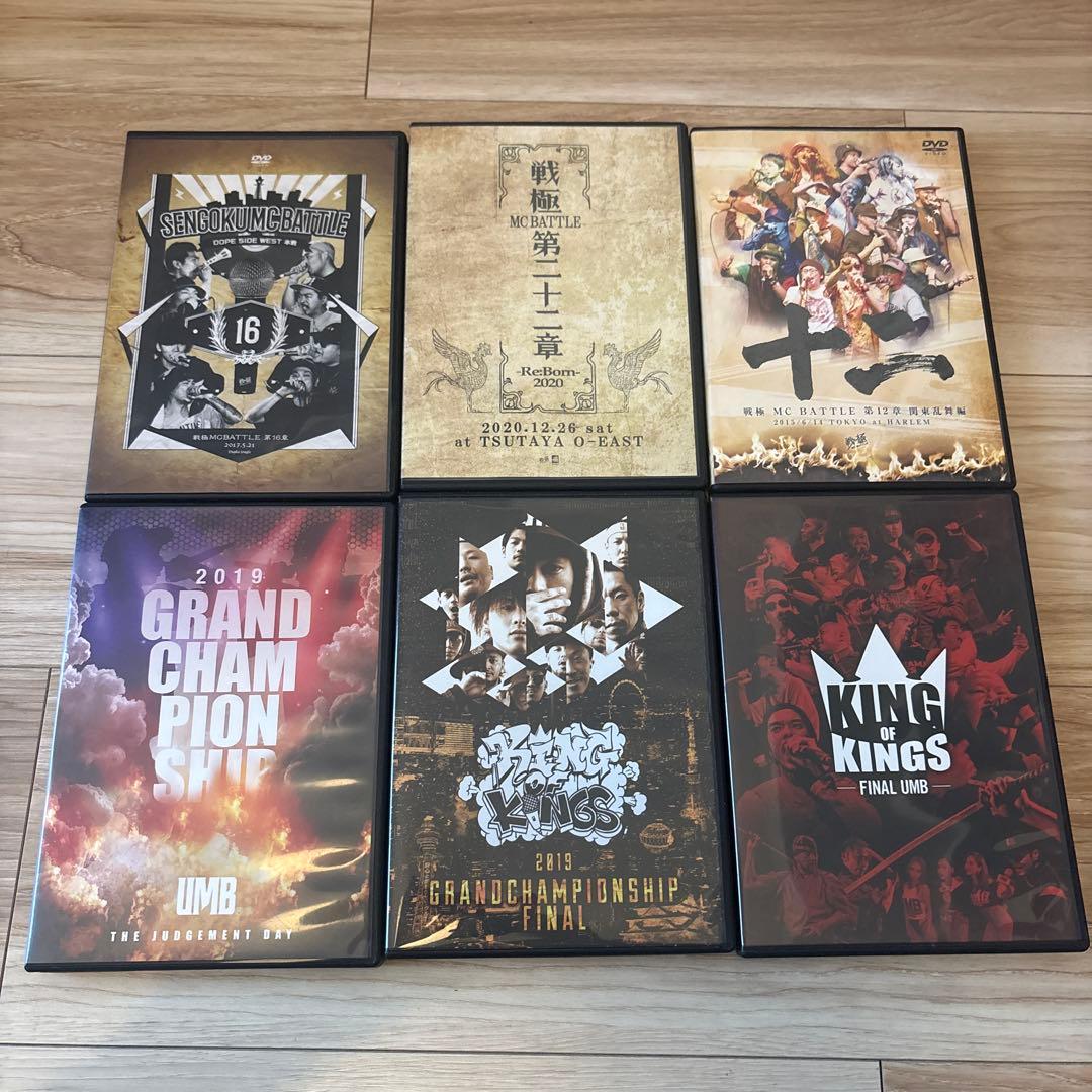 MCバトル DVDセット KOK 戦極 凱旋6枚組